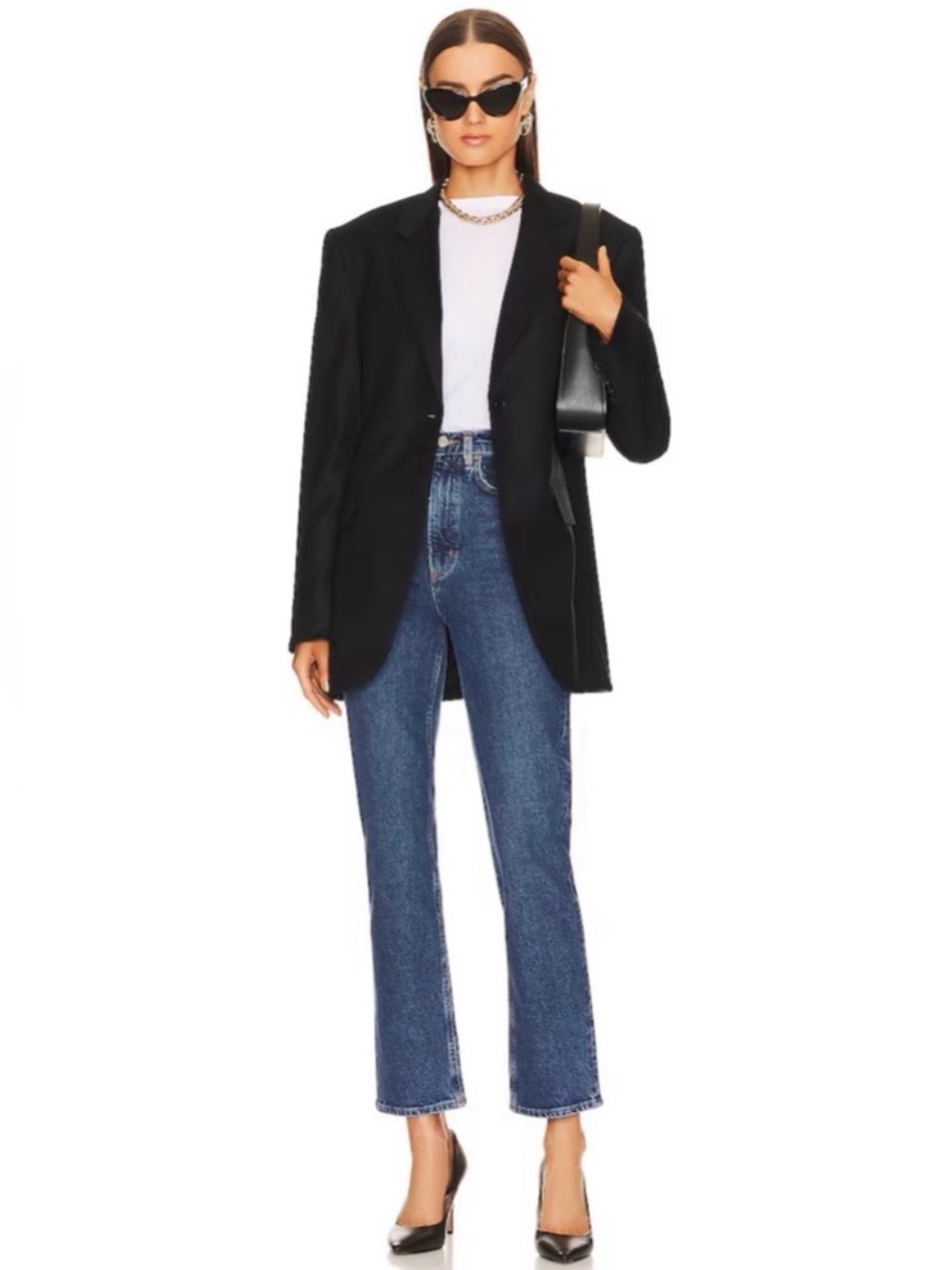 Agolde High Rise Stovepipe Jeans Size 23